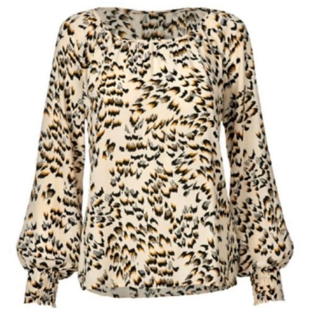 EUC CABI “ROUND TRIP” LONG SLEEVE BLOUSE, SZ M